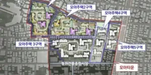 중랑구 면목동 86-3 모아타운 사업 배치도 (출처 서울시)
