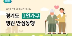 경기도 병원 안심동행 서비스 설명 이미지