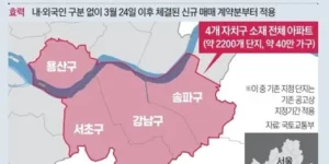 서울시 토지거래허가구역 확대 재지정(출처 한국부동산원)