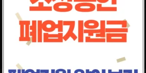 2025년 서울시 '새 길 여는 폐업지원' 신청 안내｜소상공인 폐업지원금 최대 300만원